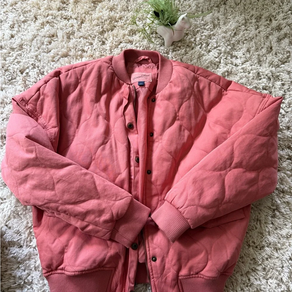 Universal Thread Pink Bomber Jacket - Picture 4 of 7